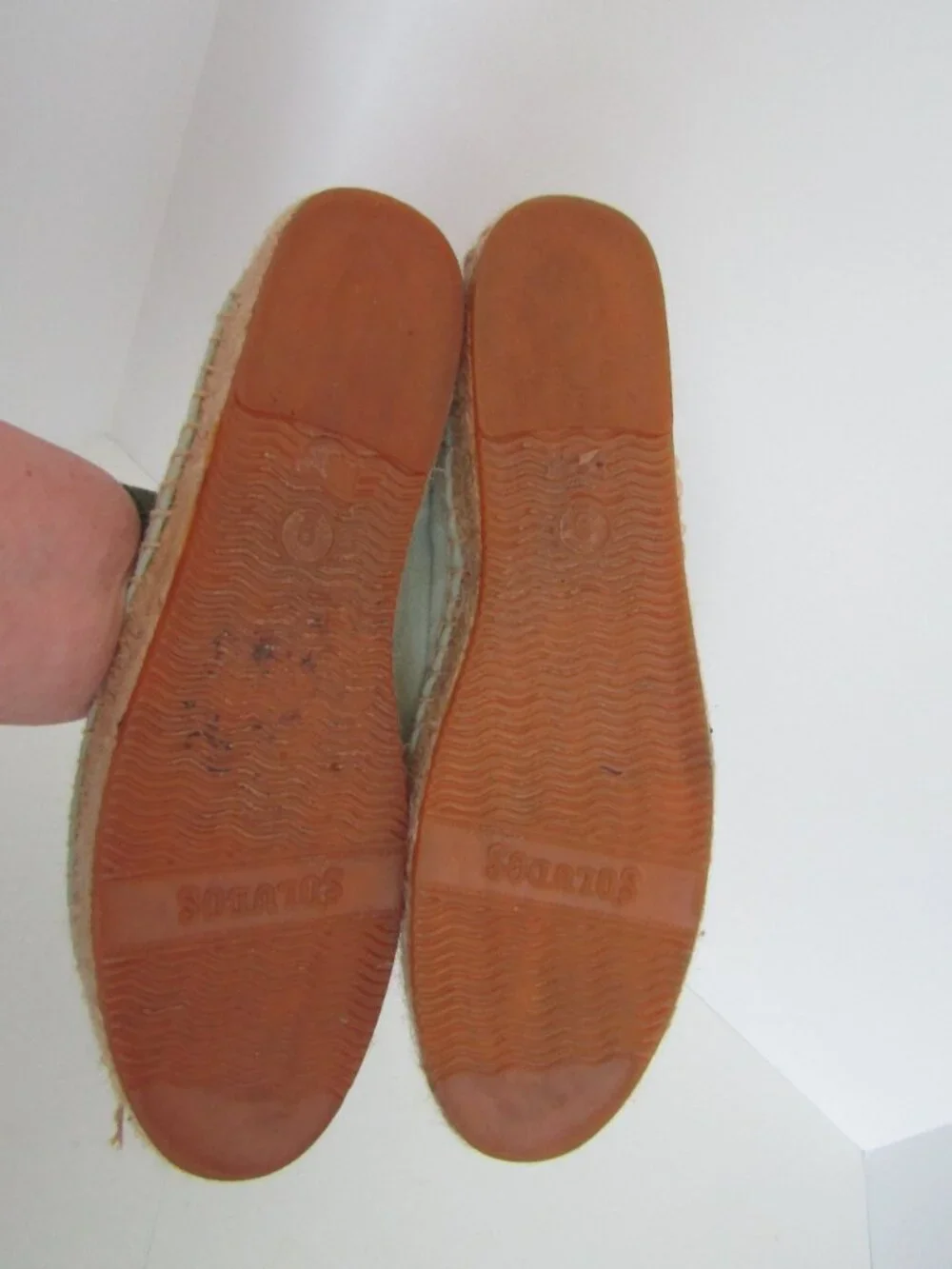 Soludos Flamingo Embroidered Slipper Espadrille Women's 9 Chambray